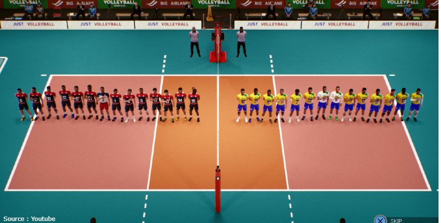 game volleyball