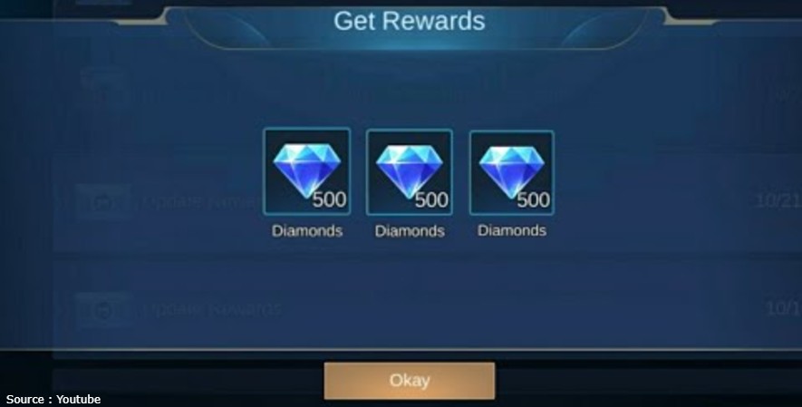 diamond gratis ML
